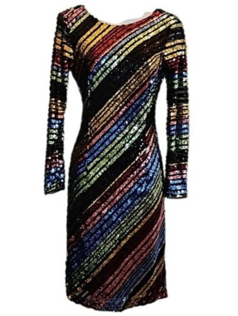 Alcoolique Sequined Payton Dress Size 38 US 2 Italy Women's Formal Special Event